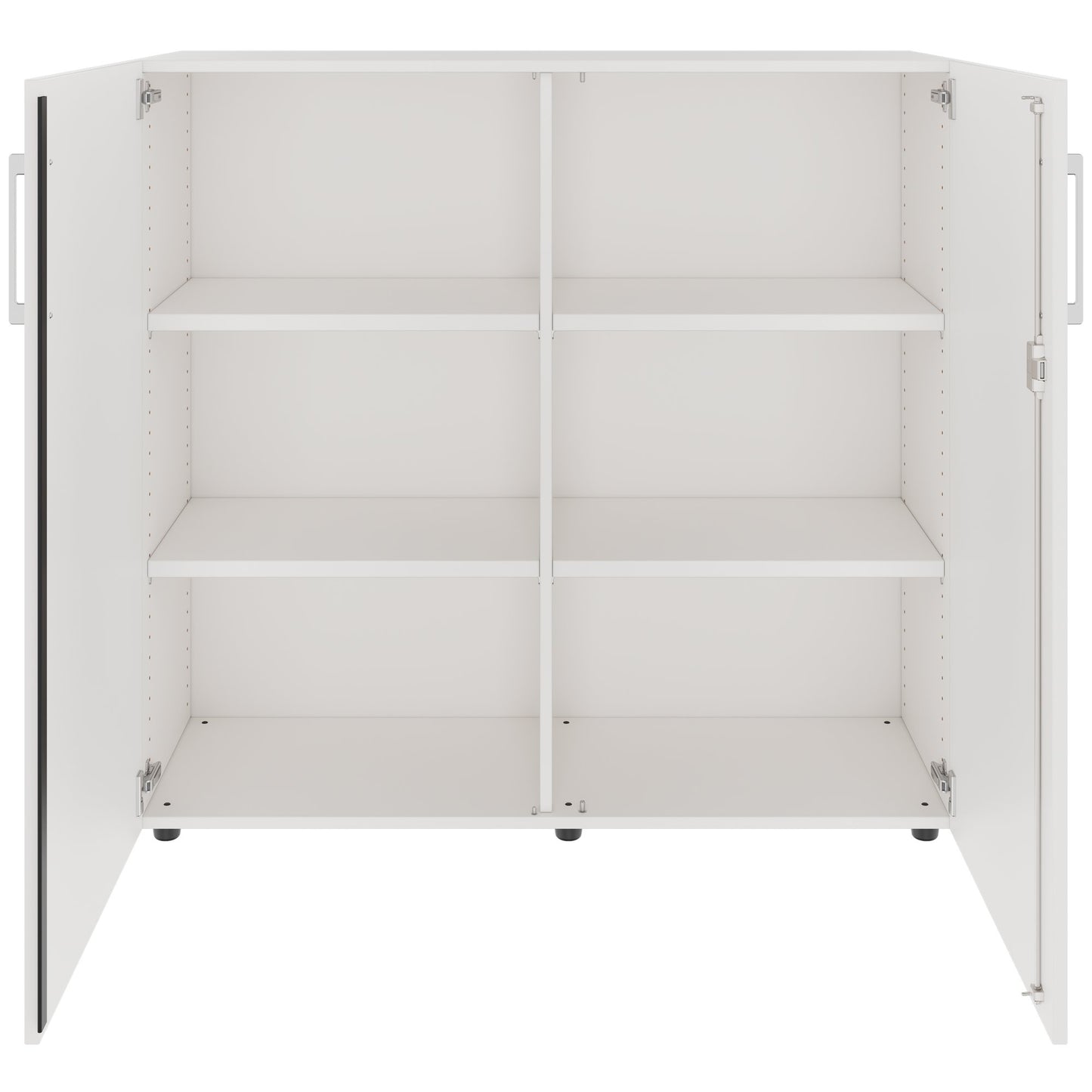 Armoire de porte de l'aile pro | 3 oh, 800 - 1200 x 1140 mm, Soft -Close, blanc