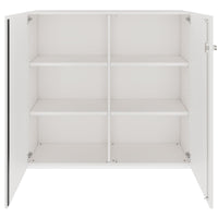 Armoire de porte de l'aile pro | 3 oh, 800 - 1200 x 1140 mm, Soft -Close, blanc