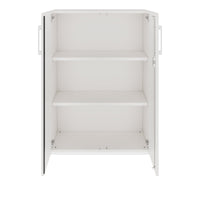 Armoire de porte de l'aile pro | 3 oh, 800 - 1200 x 1140 mm, Soft -Close, blanc