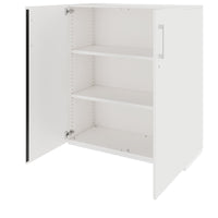 Armoire de porte de l'aile pro | 3 oh, 800 - 1200 x 1140 mm, Soft -Close, blanc