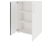 Armoire de porte de l'aile pro | 3 oh, 800 - 1200 x 1140 mm, Soft -Close, blanc