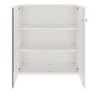 Armoire de porte de l'aile pro | 3 oh, 800 - 1200 x 1140 mm, Soft -Close, blanc