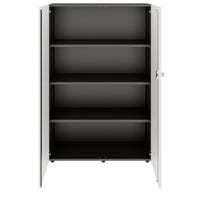 PRO Armoire de porte d'aile | 4 oh, 800 - 1200 x 1510 mm, soft -close, graphite / blanc