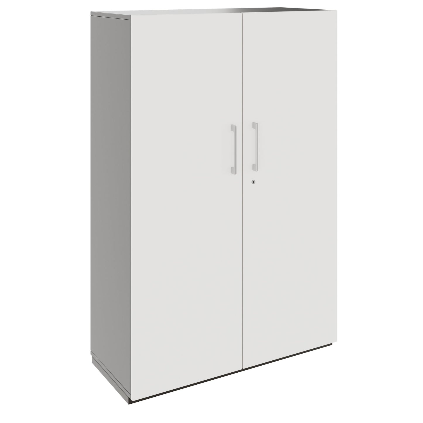 PRO Cabinetto per porte dell'ala | 4 OH, 800 - 1200 x 1510 mm, morbido -close, grafite / bianco