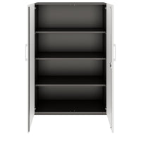 PRO Armoire de porte d'aile | 4 oh, 800 - 1200 x 1510 mm, soft -close, graphite / blanc