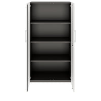 PRO Armoire de porte d'aile | 4 oh, 800 - 1200 x 1510 mm, soft -close, graphite / blanc