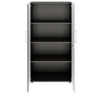 PRO Armoire de porte d'aile | 4 oh, 800 - 1200 x 1510 mm, soft -close, graphite / blanc