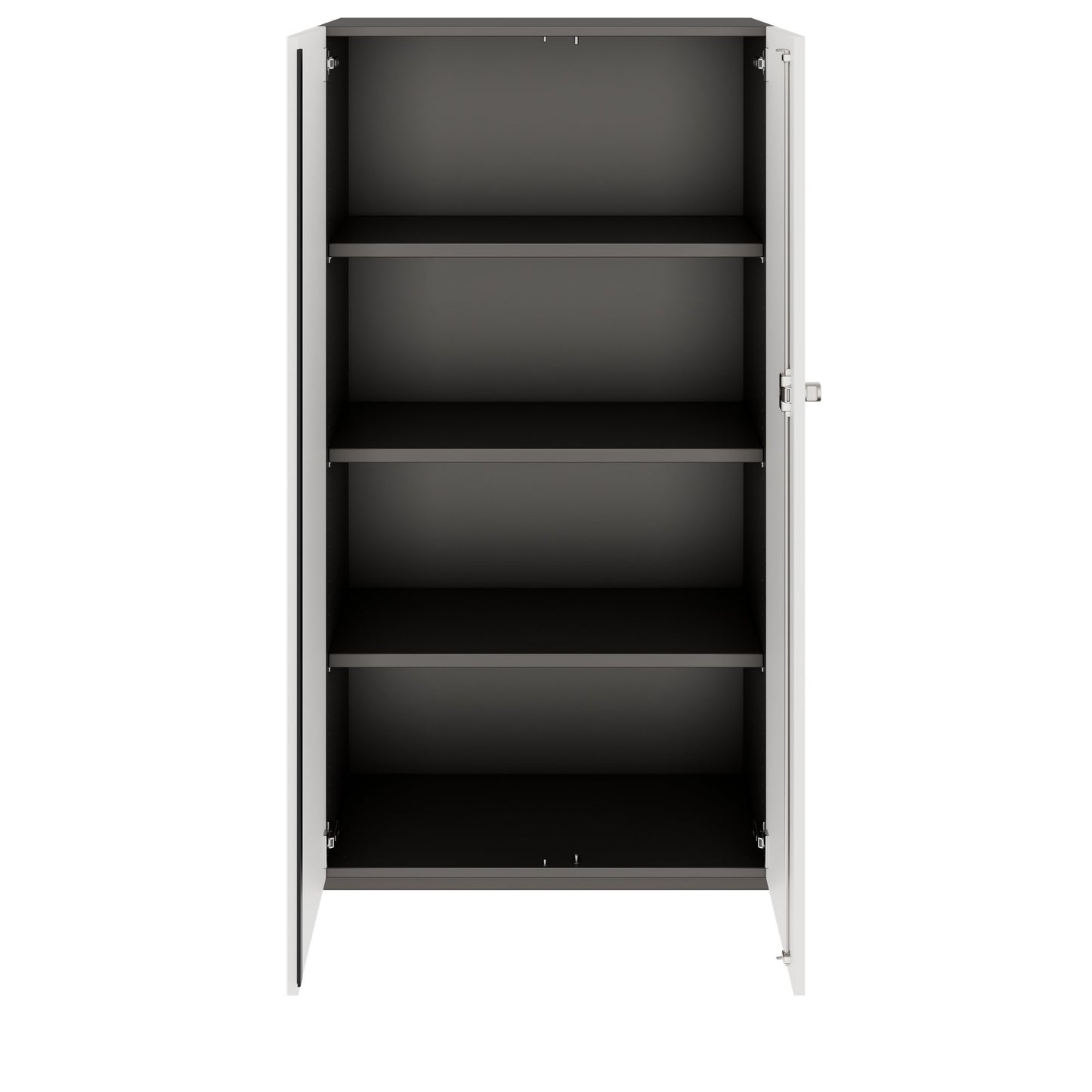 PRO Armoire de porte d'aile | 4 oh, 800 - 1200 x 1510 mm, soft -close, graphite / blanc