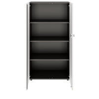 PRO Armoire de porte d'aile | 4 oh, 800 - 1200 x 1510 mm, soft -close, graphite / blanc