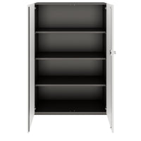 PRO Cabinetto per porte dell'ala | 4 OH, 800 - 1200 x 1510 mm, morbido -close, grafite / bianco