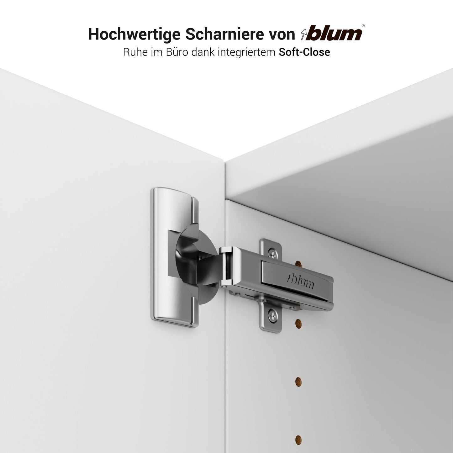 PRO Flügeltürenschrank | 4 OH, 800 - 1200 x 1510 mm, Soft-Close, Grau