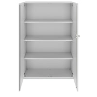 PRO Flügeltürenschrank | 4 OH, 800 - 1200 x 1510 mm, Soft-Close, Grau