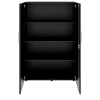 PRO Flügeltürenschrank | 4 OH, 800 - 1200 x 1510 mm, Soft-Close, Schwarz