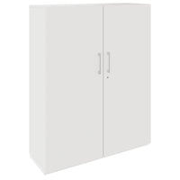 PRO Cabinetto per porte dell'ala | 4 OH, 800 - 1200 x 1510 mm, morbido, bianco