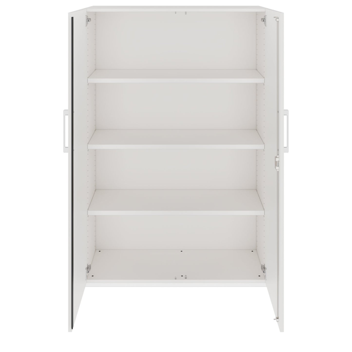 PRO Cabinetto per porte dell'ala | 4 OH, 800 - 1200 x 1510 mm, morbido, bianco