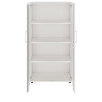 PRO Cabinetto per porte dell'ala | 4 OH, 800 - 1200 x 1510 mm, morbido, bianco