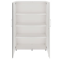 PRO Cabinetto per porte dell'ala | 4 OH, 800 - 1200 x 1510 mm, morbido, bianco