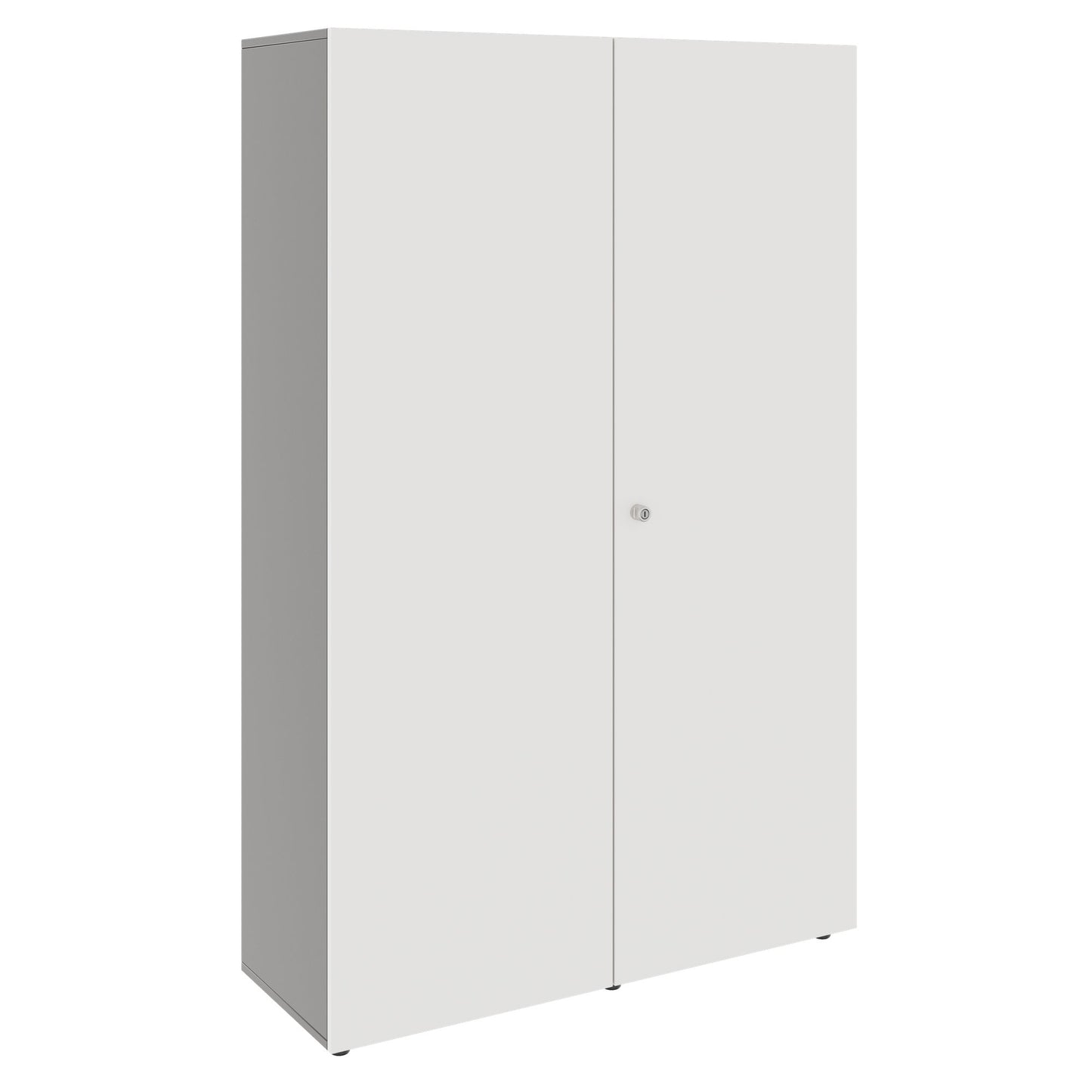 PRO Cabinetto per porte dell'ala | 5 OH, 800 - 1200 x 1880 mm, morbido -close, grafite / bianco