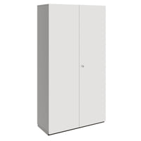 PRO Cabinetto per porte dell'ala | 5 OH, 800 - 1200 x 1880 mm, morbido -close, grafite / bianco