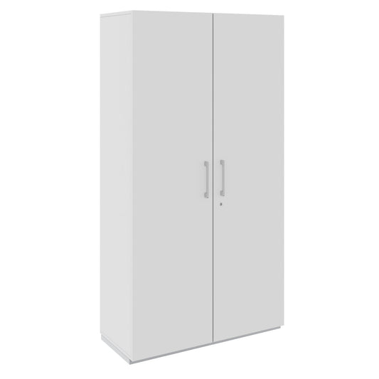 PRO hinged door cabinet | 5 OH, 800 - 1200 x 1880 mm, soft close, gray
