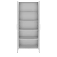 PRO Flügeltürenschrank | 5 OH, 800 - 1200 x 1880 mm, Soft-Close, Grau