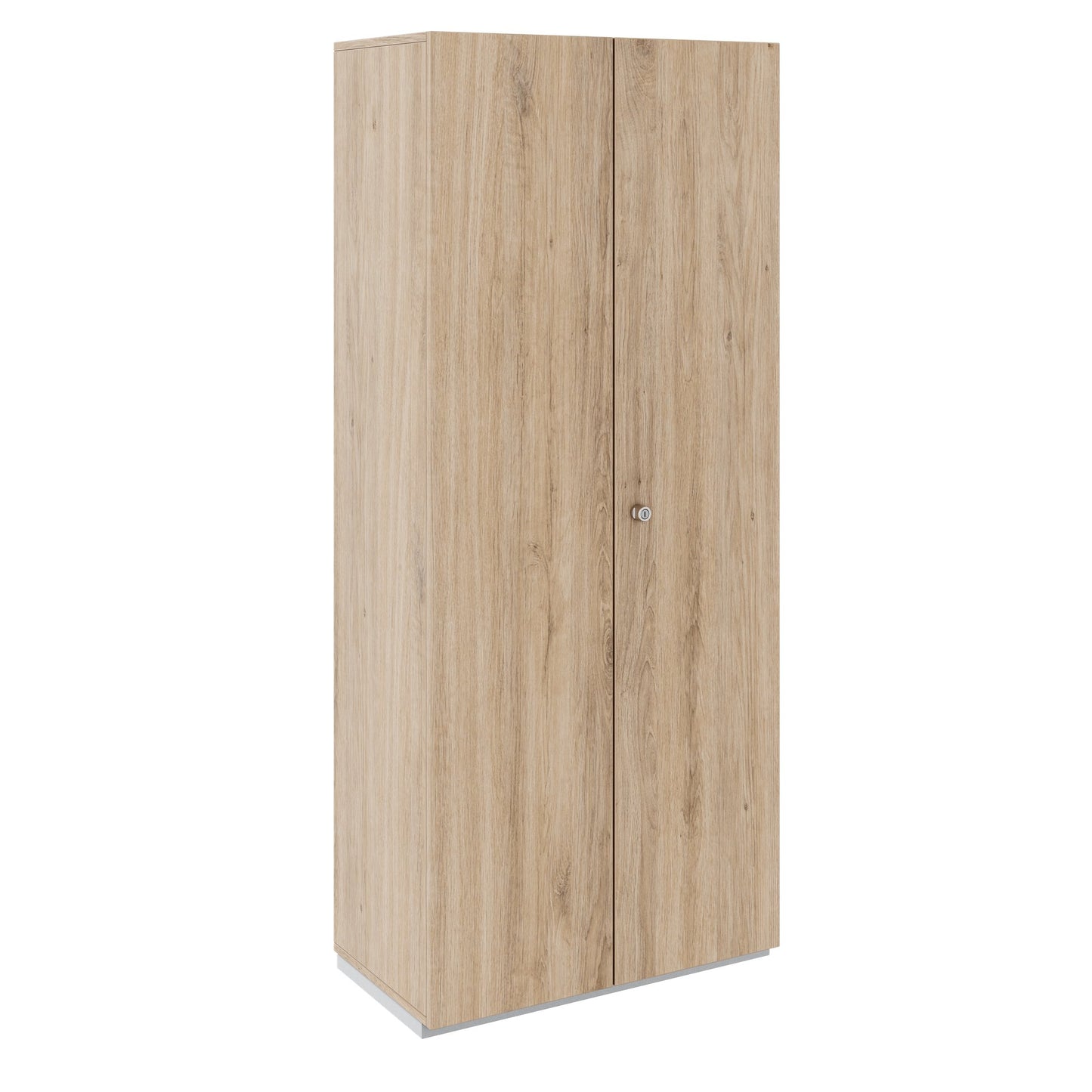 Armoire à portes battantes PRO | 5 OH, 800 - 1200 x 1880 mm, fermeture amortie, chêne naturel