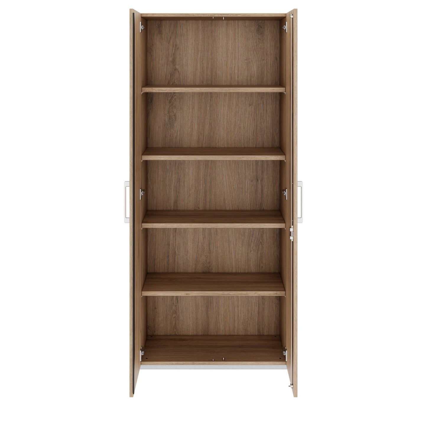 PRO Flügeltürenschrank | 5 OH, 800 - 1200 x 1880 mm, Soft-Close, Natureiche