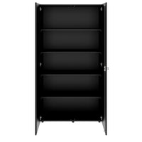 PRO Armoire de porte d'aile | 5 oh, 800 - 1200 x 1880 mm, Soft -Close, noir