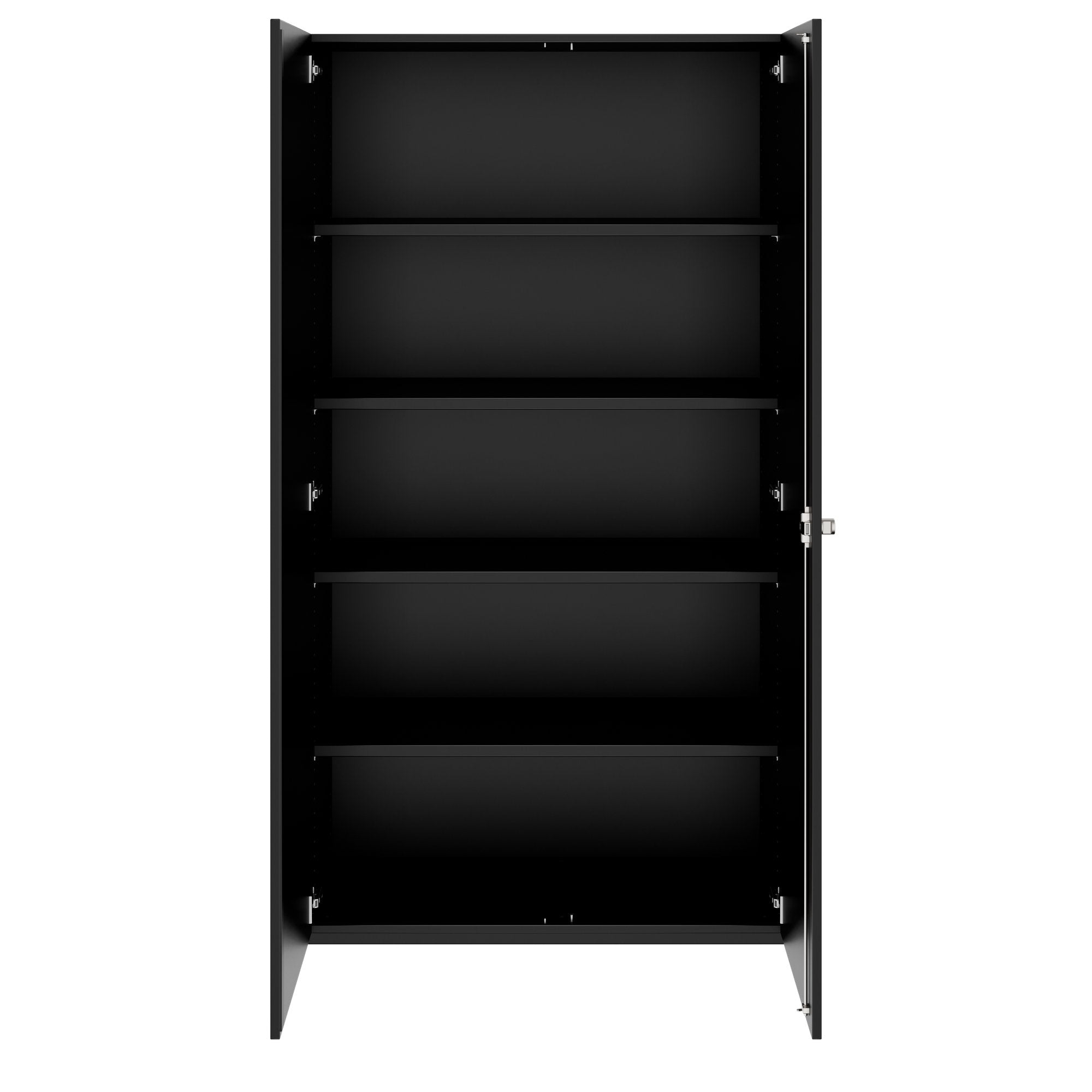 PRO Armoire de porte d'aile | 5 oh, 800 - 1200 x 1880 mm, Soft -Close, noir