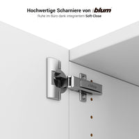 PRO Flügeltürenschrank | 5 OH, 800 - 1200 x 1880 mm, Soft-Close, Schwarz