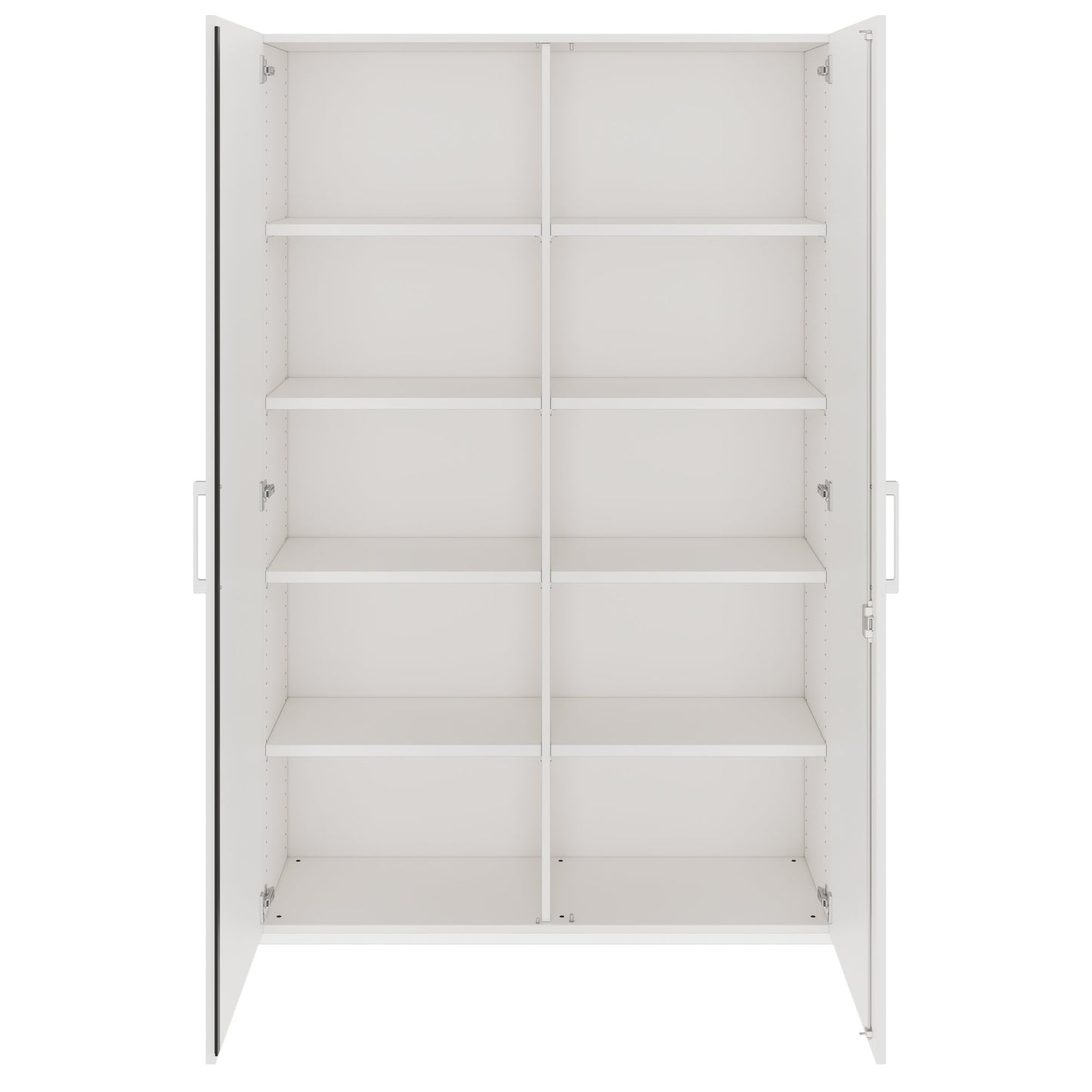 PRO Cabinetto per porte dell'ala | 5 OH, 800 - 1200 x 1880 mm, morbido, bianco