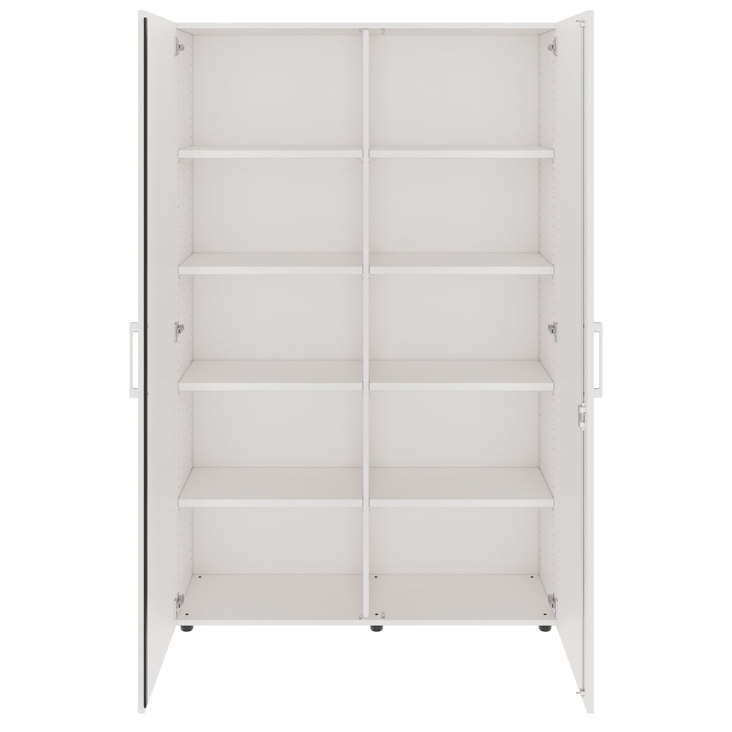 PRO Cabinetto per porte dell'ala | 5 OH, 800 - 1200 x 1880 mm, morbido, bianco