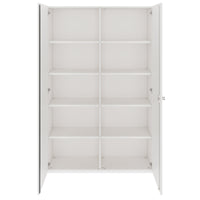 PRO Cabinetto per porte dell'ala | 5 OH, 800 - 1200 x 1880 mm, morbido, bianco