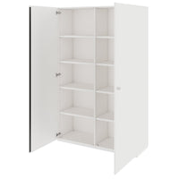 PRO Cabinetto per porte dell'ala | 5 OH, 800 - 1200 x 1880 mm, morbido, bianco