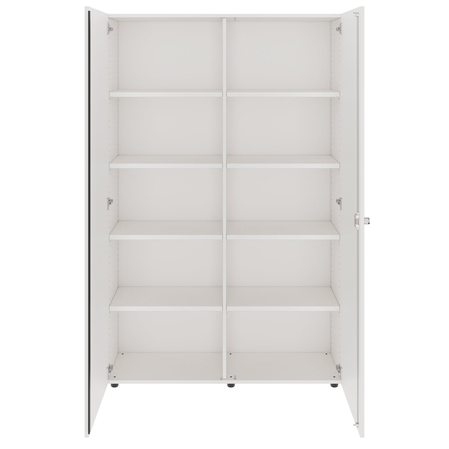 PRO Cabinetto per porte dell'ala | 5 OH, 800 - 1200 x 1880 mm, morbido, bianco