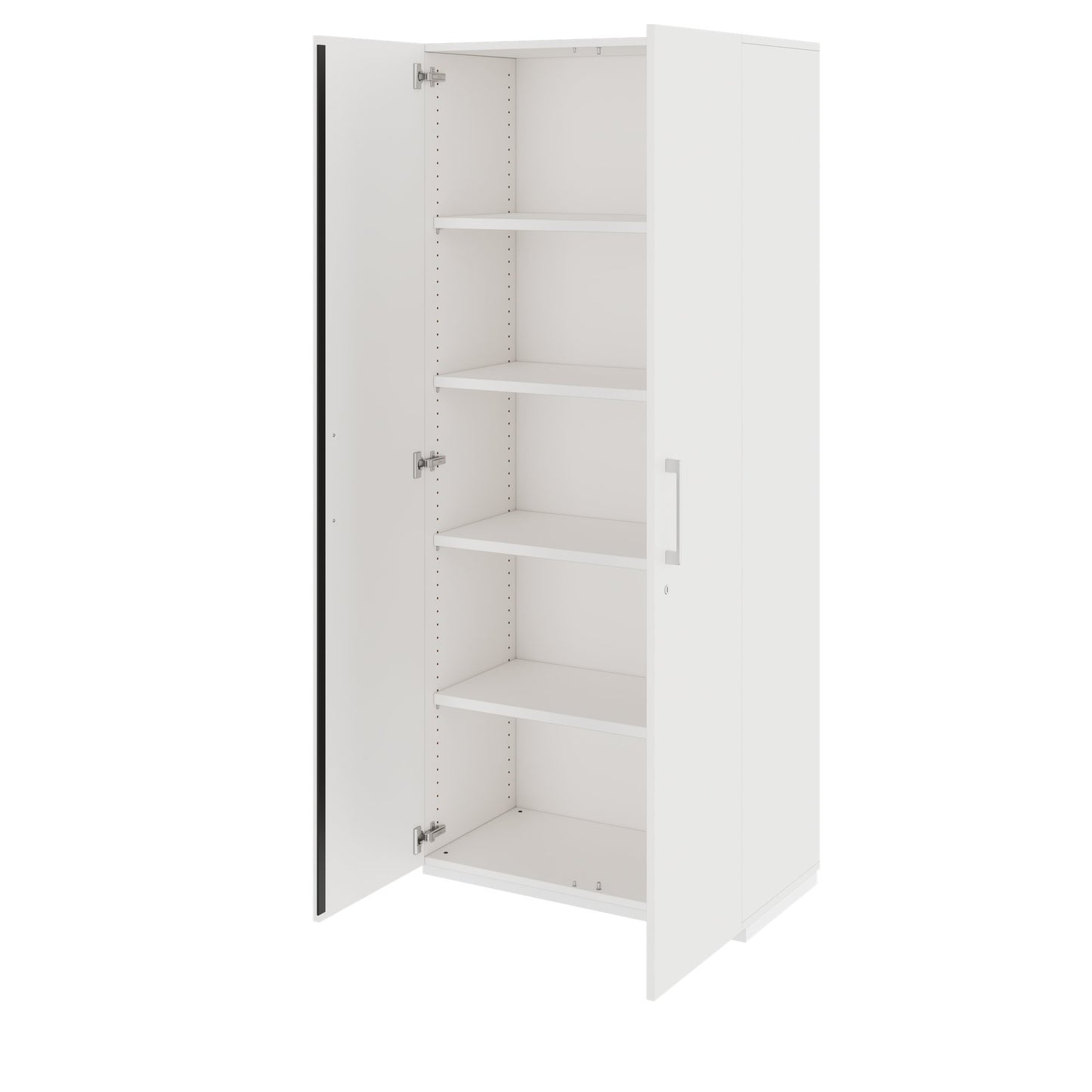 PRO Cabinetto per porte dell'ala | 5 OH, 800 - 1200 x 1880 mm, morbido, bianco