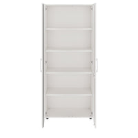 PRO Cabinetto per porte dell'ala | 5 OH, 800 - 1200 x 1880 mm, morbido, bianco