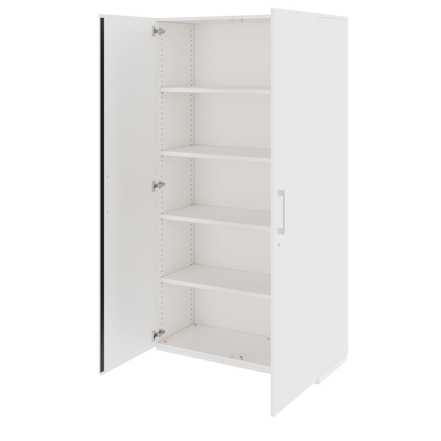 PRO Cabinetto per porte dell'ala | 5 OH, 800 - 1200 x 1880 mm, morbido, bianco