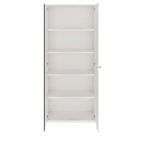 PRO Cabinetto per porte dell'ala | 5 OH, 800 - 1200 x 1880 mm, morbido, bianco