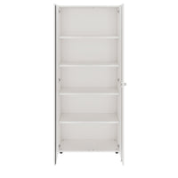 PRO Cabinetto per porte dell'ala | 5 OH, 800 - 1200 x 1880 mm, morbido, bianco