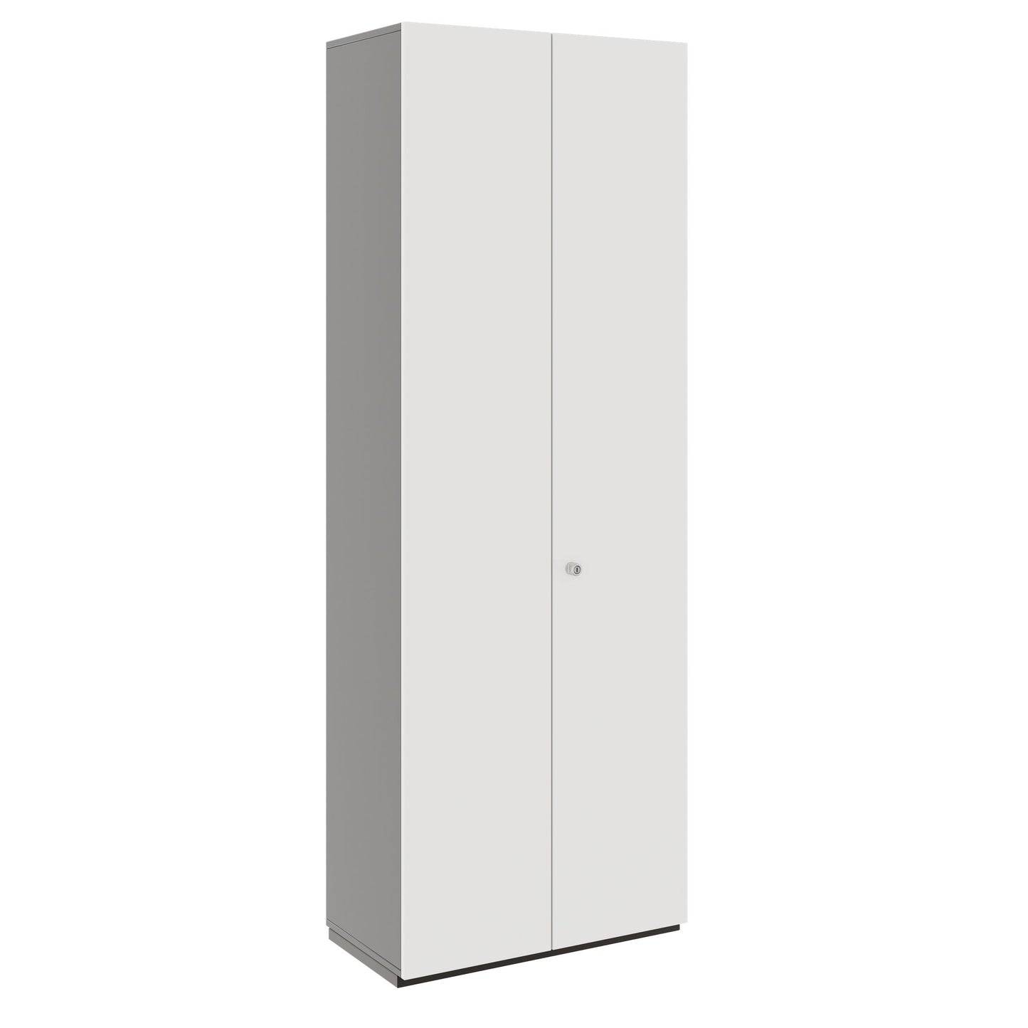 PRO Wing door cabinet | 6 Oh, 800 - 1200 x 2250 mm, soft -close, graphite / white