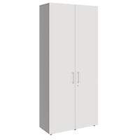 PRO Wing door cabinet | 6 Oh, 800 - 1200 x 2250 mm, soft -close, graphite / white