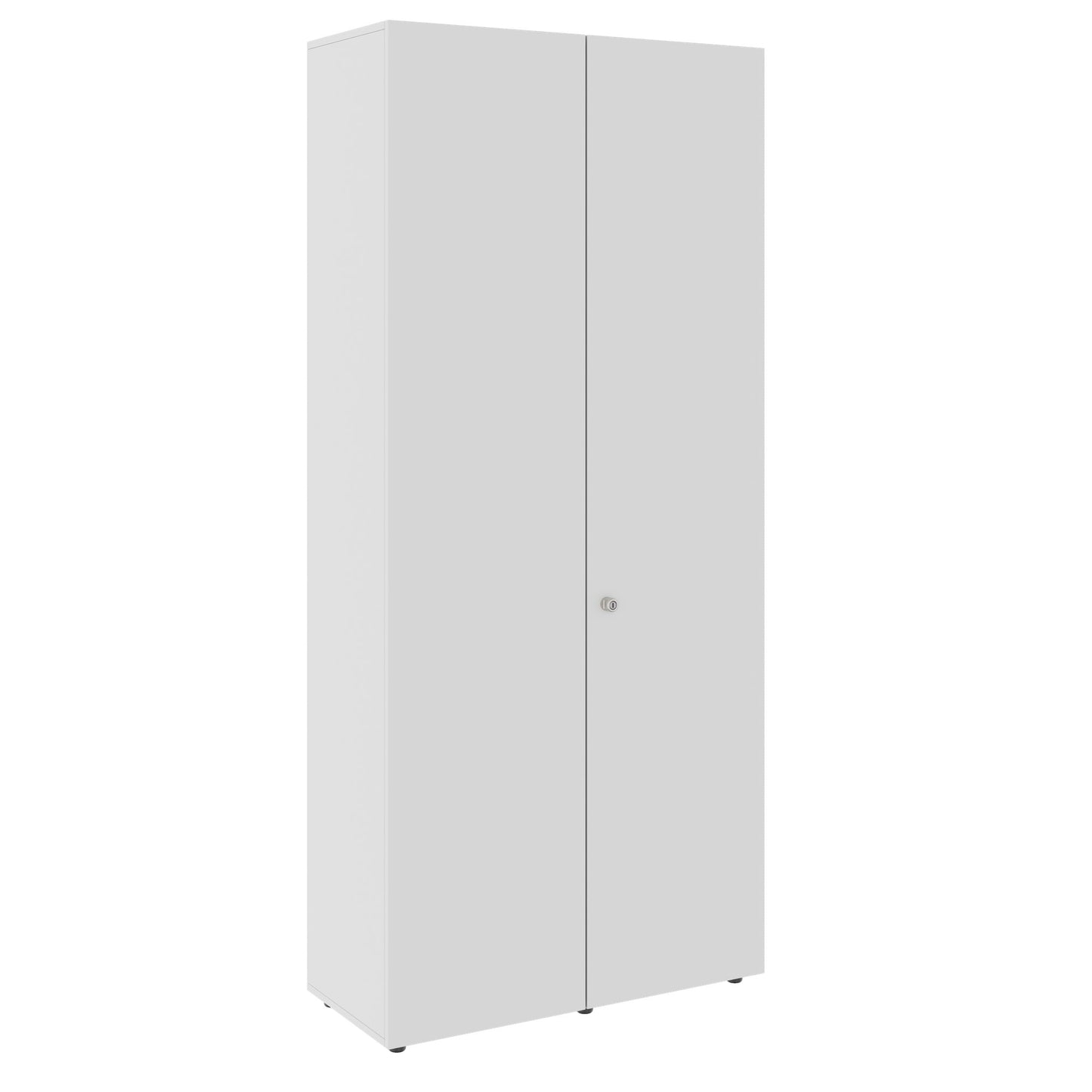 Armadio con ante battenti PRO | 6 OH, 800 - 1200 x 2250 mm, chiusura rallentata, grigio