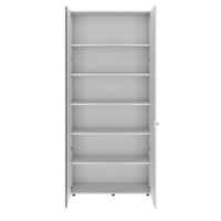 PRO Flügeltürenschrank | 6 OH, 800 - 1200 x 2250 mm, Soft-Close, Grau