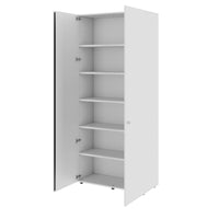 PRO Armoire de porte d'aile | 6 oh, 800 - 1200 x 2250 mm, Soft -Close, gris
