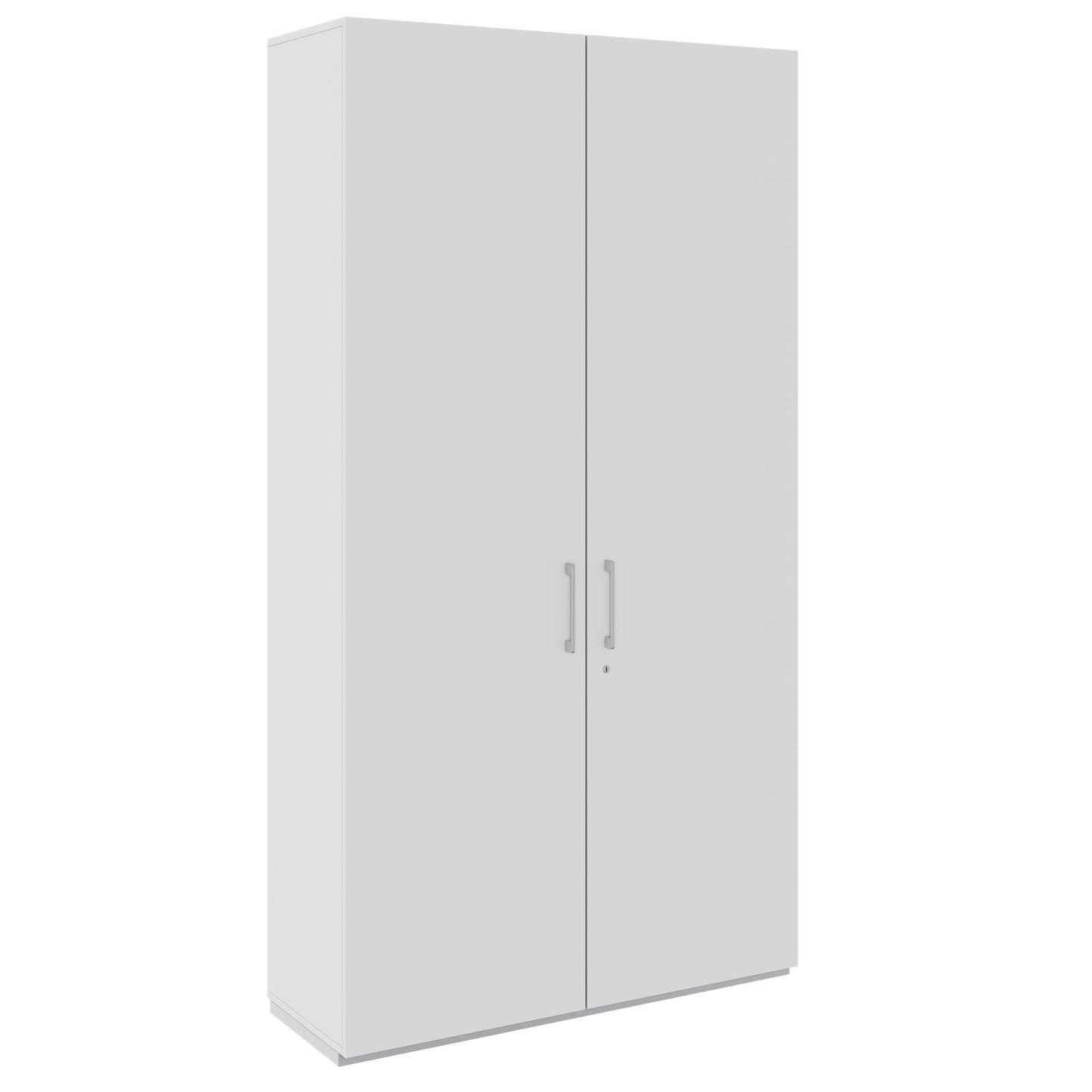 Armadio con ante battenti PRO | 6 OH, 800 - 1200 x 2250 mm, chiusura rallentata, grigio