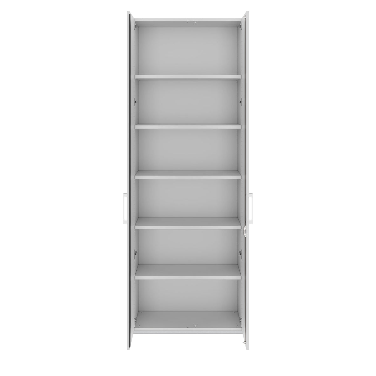 PRO Flügeltürenschrank | 6 OH, 800 - 1200 x 2250 mm, Soft-Close, Grau - 3 Lightbox Main Image