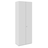 Armadio con ante battenti PRO | 6 OH, 800 - 1200 x 2250 mm, chiusura rallentata, grigio