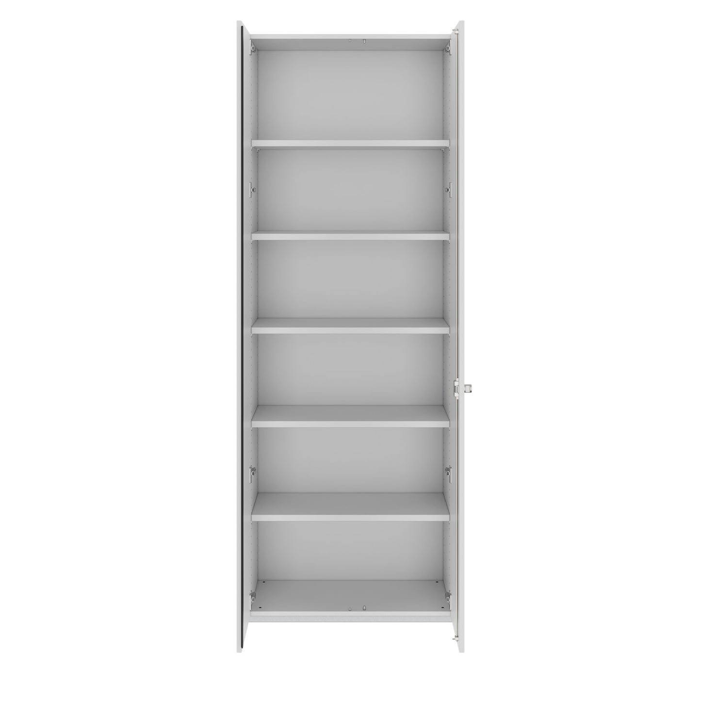 PRO Flügeltürenschrank | 6 OH, 800 - 1200 x 2250 mm, Soft-Close, Grau