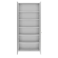 PRO Flügeltürenschrank | 6 OH, 800 - 1200 x 2250 mm, Soft-Close, Grau